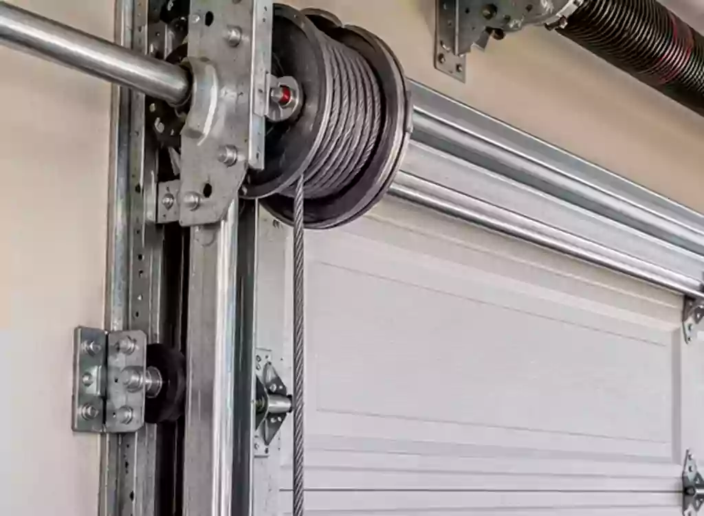 Garage Door Cable Repair CA cable drum and lifting hardware