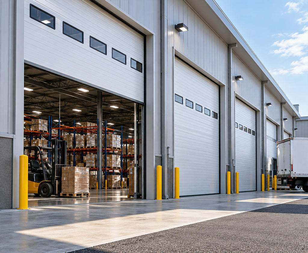 Commercial Garage Doors CA sectional rolling and specialized configurations