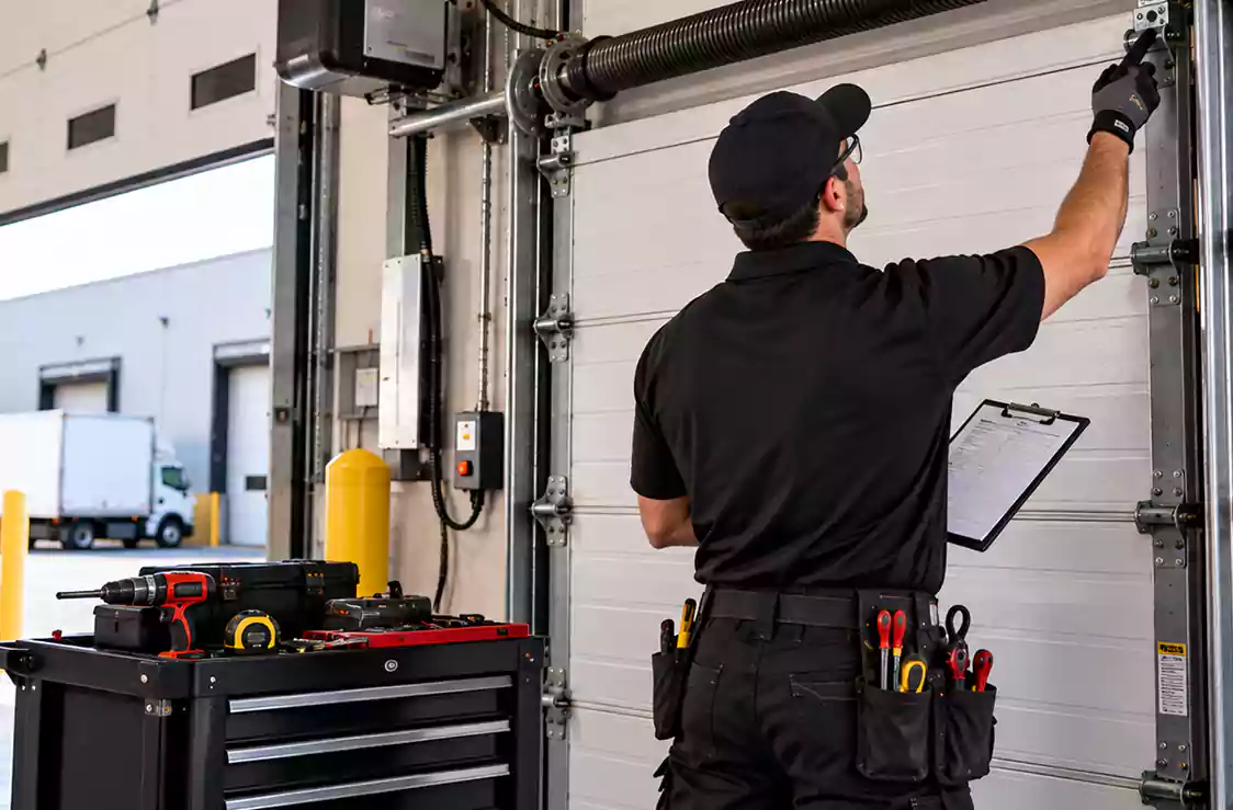Commercial Garage Doors CA Inspect Key Components