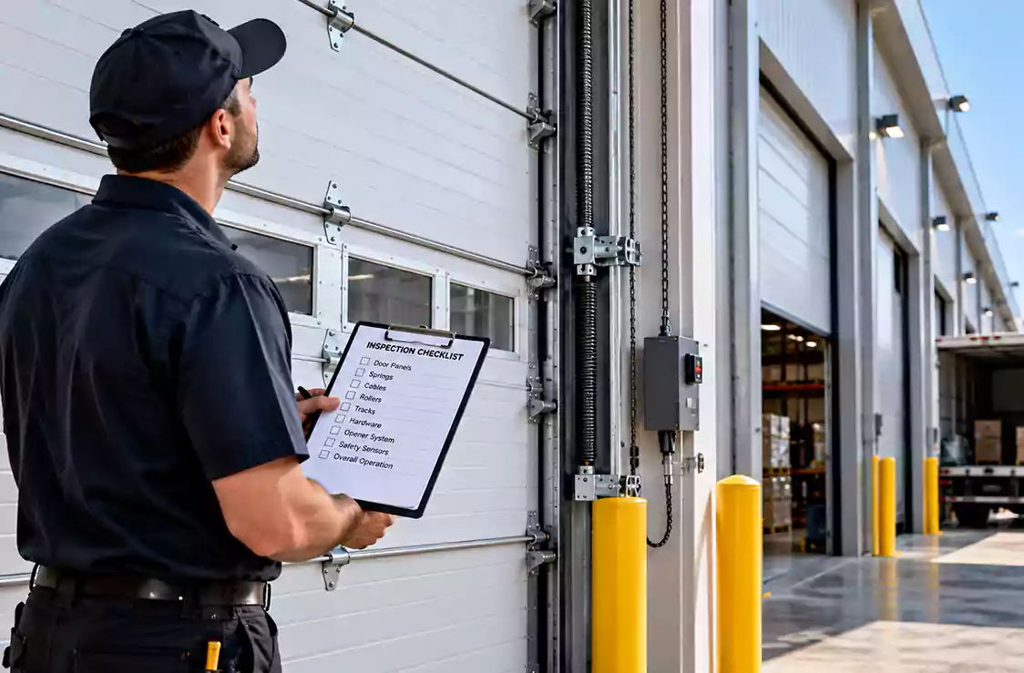 Commercial Garage Doors CA Plan Inspection Intervals