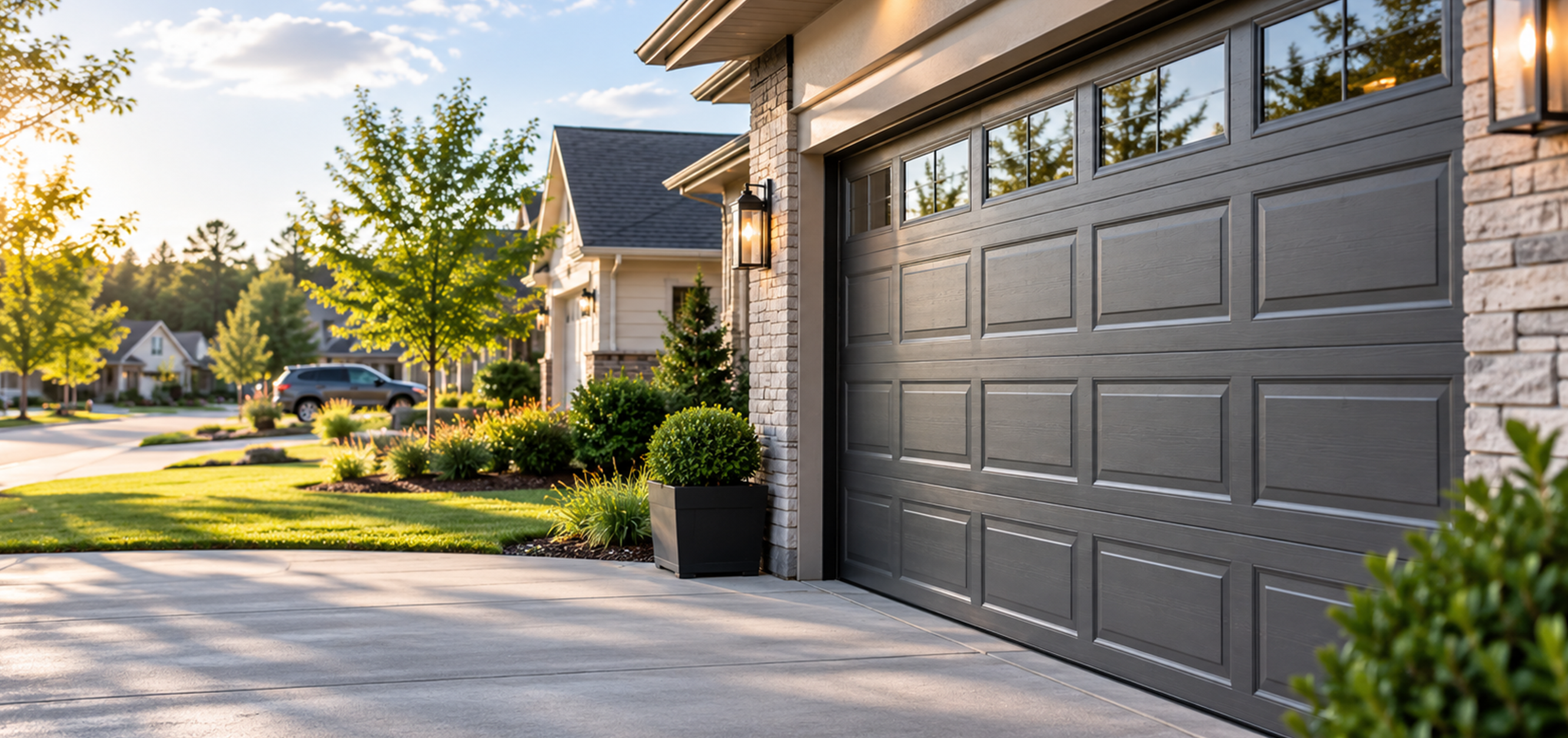 Garage Door Panel Repair CA damaged sectional garage door service