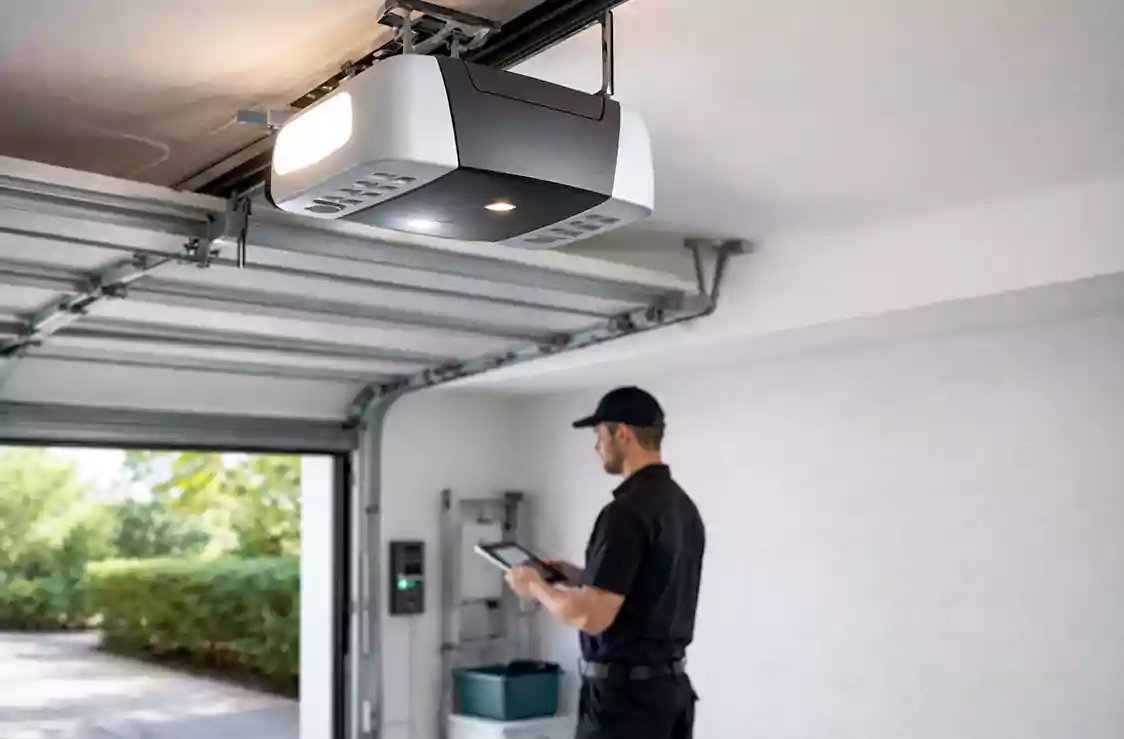 Garage Door Installation CA final door movement and alignment testing
