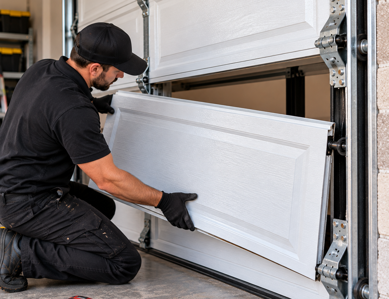 Garage Door Panel Repair CA replacement panel matching and measurements