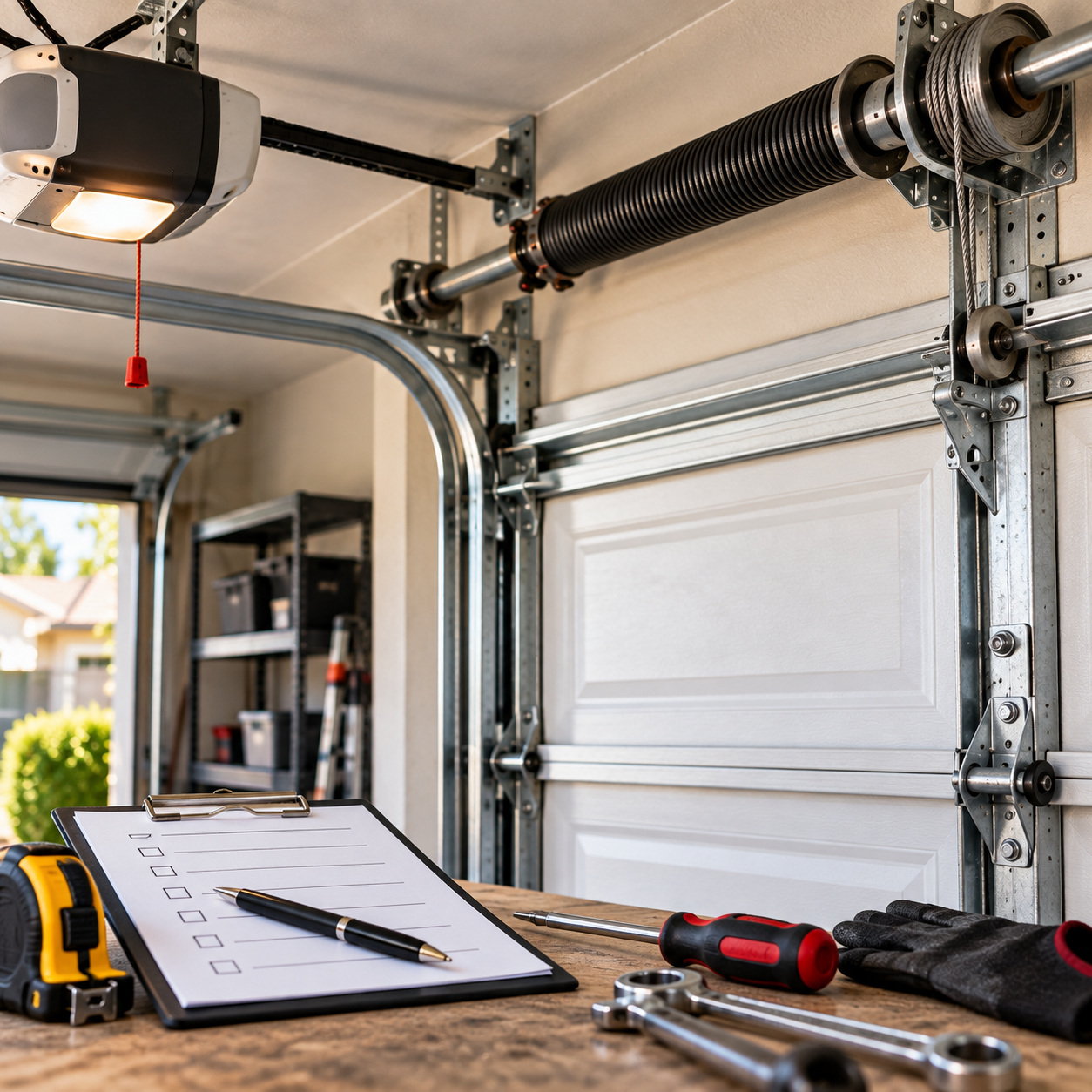 Garage Door Repair CA component inspection