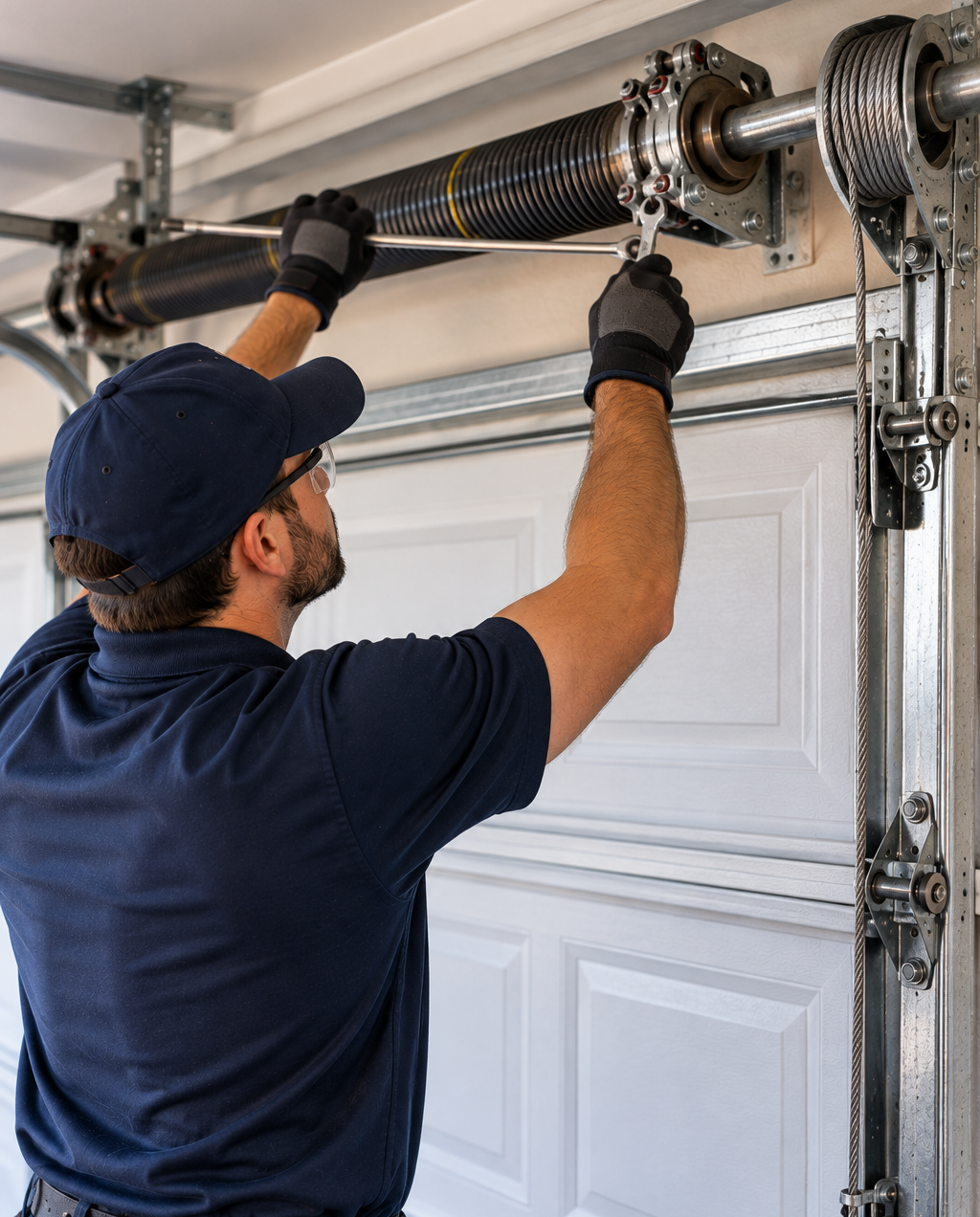 Garage Door Repair CA spring cable and balance inspection