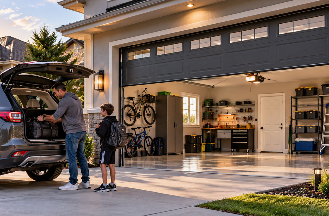 Residential Garage Doors CA Plan Around Daily Use