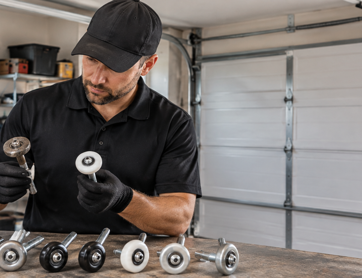 Garage Door Roller Repair CA replacement roller matching