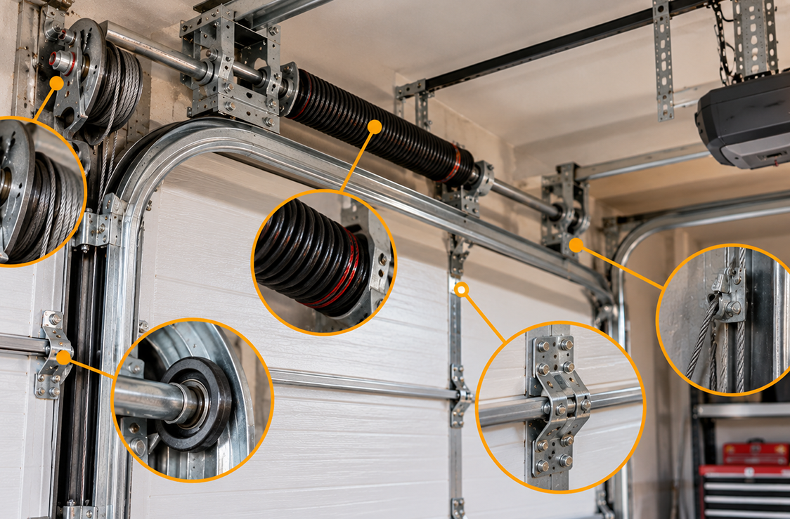 Garage Door Roller Repair CA Identify The Affected Part