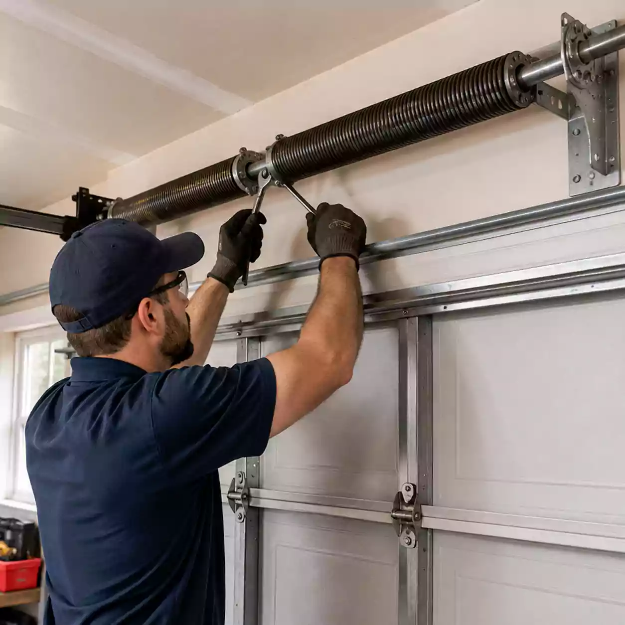 Garage Door Spring Repair CA broken spring symptoms and early warning signs