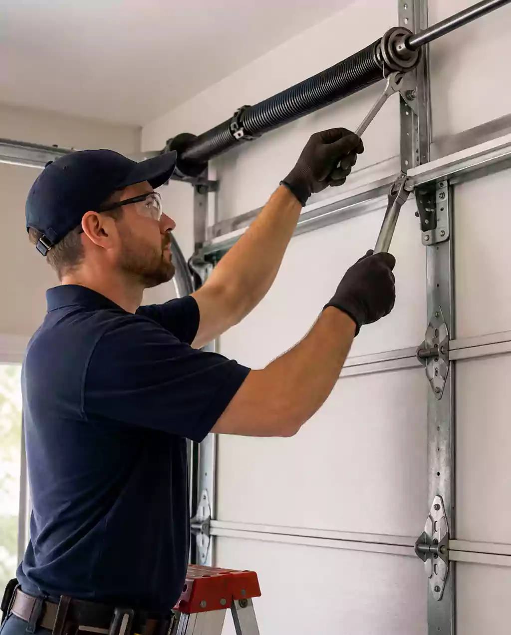 Garage Door Spring Repair CA torsion and extension spring configuration