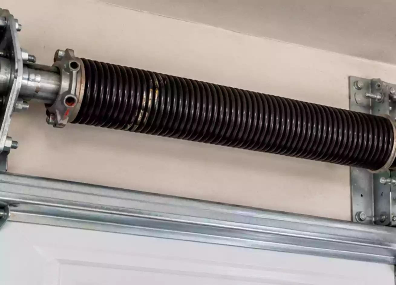Garage door after repair
